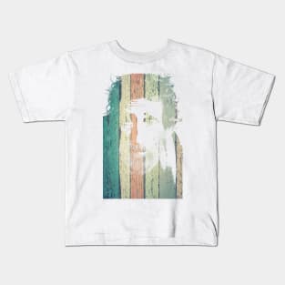 Oldman vintage design Kids T-Shirt